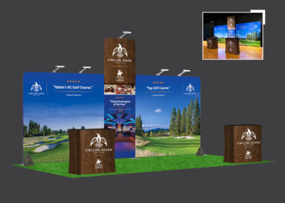 Circling Raven Golf Club display