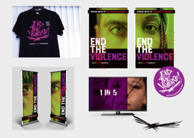 End the Violence brand campaign