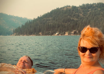 Tony and Denise on Deer Lake